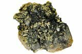 Epidote and Magnetite Crystal Association - Peru #132645-1